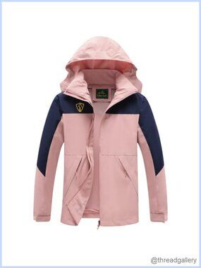 Waterproof Lightweight Rain Jacket Packable Windbreaker with Hood